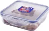 A clear, well-lit studio shot of a Lock&Lock food storage container filled with mixed nuts, presented on a white background. Anteprima dell’immagine prodotto