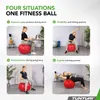 Tunturi Gymball 90 cm, rosso, antiscoppio Anteprima dell’immagine prodotto 4