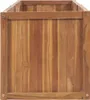 Letto rialzato da giardino 200 x 50 x 50 cm in teak Anteprima dell’immagine prodotto 3