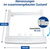 Zwischenbaurahmen passend wie Bosch 00576101 WTZ20410 T24 Produktbild-Vorschau 3