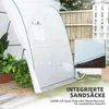 Serra Outsunny con porta scorrevole, 2 finestre, serra in Anteprima dell’immagine prodotto 5