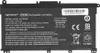 A black rechargeable lithium-ion battery with labels and symbols. Produktbild-Vorschau