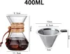 Pour Over Kaffeebereiter Glas Kaffeekanne mit Filter Kaffee Produktbild-Vorschau 6