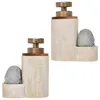 5Five Seifenspender - beige - 14 x 8 x 20 cm - Polypropylen Produktbild-Vorschau 3