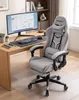Silla de juego ergonómica Dowinx con reposapiés y masaje Vista previa de la imagen del producto 2