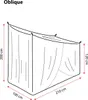 Deconet zanzariera OBLIQUE - BIANCO - d210cm x h120cm e Anteprima dell’immagine prodotto 7