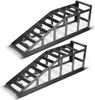Two identical metal ramps are shown from a diagonal, slightly elevated angle against a white background. Podgląd zdjęcia produktu