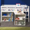 Vipack Spielbett Pino mit Schreibtisch und Regal - Bett Produktbild-Vorschau 3