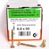 Spanplattenschrauben mit Senkkopf 6,0 x 50 - 200 Stk., Produktbild-Vorschau 2