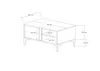 Skye Decor, Sonay, Couchtisch, 100 % MELAMINBESCHICHTETE Produktbild-Vorschau 5