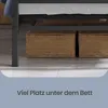 VASAGLE Bettgestell 140 x 200 cm mit Stauraum, Produktbild-Vorschau 8