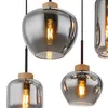 Pendelleuchte, Metall, Schwarz-matt, Glas Rauchfarbe, L 80 Produktbild-Vorschau 7
