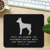 Mr. & Mrs. Panda Mousepad Dobermann Pinscher - Schwarz - Produktbild-Vorschau 2