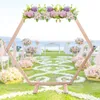 Support de fond en bois - Arche de mariage hexagonale / Voir les images du produit 3