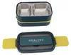 Double Layer Bento Box 316 Edelstahl Fach Portable Lunch Produktbild-Vorschau 4