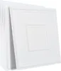 A stack of white ceiling tiles with a raised square pattern. Anteprima dell’immagine prodotto