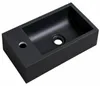 Waschbecken Angela 40 x 22 cm - Schwarz - Waschbecken für Produktbild-Vorschau 1