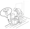 Sapho toiletsproeier met dubbele ventiel en aansluiting Productafbeelding-voorbeeld 2