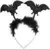 Oblique Unique Fledermaus Haarreifen Horror Halloween Produktbild-Vorschau 1
