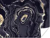 MuchoWow® Poster Marmor - Geode - Achat - Gold 160x120 cm - Produktbild-Vorschau 1