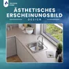 VBChome Einbauspüle 48x48 Satinstruktur mit Hahnlochbohrung Produktbild-Vorschau 7
