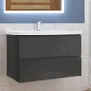 Waschtisch mit Unterschrank 80cm Alast Badmöbel Set Produktbild-Vorschau 1