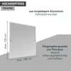 Windhager vliegenhor voor ramen, BASIC, 100 x 120 cm, wit. Productafbeelding-voorbeeld 3