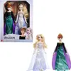 A collage of Disney Frozen dolls, including Anna and Elsa, in their packaging and displayed individually. Náhled obrázku produktu