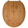 banjado Design WC Sitz Bambus 44x38x5cm - Produktbild-Vorschau 3