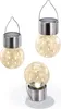 esotec Solar Hängeleuchten 3er-Set Crackle Balls warmweiß Produktbild-Vorschau 2