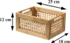Kleine Schachtel aus Bambus und Rattan – L 25 x B 18 x H 12 Produktbild-Vorschau 3