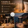 Kabellose dimmbare LED Akku Tischleuchte Touch Tischlampe Produktbild-Vorschau 4