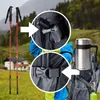 A collage showing trekking poles, a backpack with a water bottle holder, and close-ups of backpack attachment points. Náhľad obrázku produktu