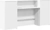 vidaXL Recepční stůl bílý 200x50x103,5 cm materiál na bázi Náhled obrázku produktu 1