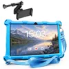 AngelTech Kindertablet XL Blau mit Tablet-Halterung Produktbild-Vorschau 1