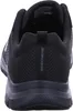 The back view of a black Skechers sneaker. Voir les images du produit