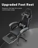 Herní židle s opěrkou nohou - herní židle ergonomická - s Náhled obrázku produktu 2
