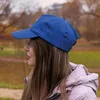 Baumwoll Basecap 5 Panel / Farbe: blau Produktbild-Vorschau 4