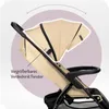 Close-up of a stroller canopy with a highlighted feature. Anteprima dell’immagine prodotto