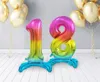 Palloncino in foil con il numero 1 colorato, 74 cm Anteprima dell’immagine prodotto 4