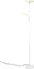 A white floor lamp with two lights on a white background. Anteprima dell’immagine prodotto