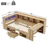 Flieks Jugendbett 90x200cm mit Schreibtisch, Kinderbett mit Produktbild-Vorschau 3