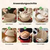 Sauerteig-Set mit 2 Gärkörben, rund & oval, 17-teilig, 650 ml Glas Productafbeelding-voorbeeld