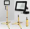 Jopassy 100W LED Baustrahler Fluter Stativ Flutlicht Produktbild-Vorschau 1