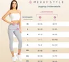 Merry Style Damen 3/4 Leggings MS10-301 (Schwarz, M) Produktbild-Vorschau 3