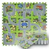 Juskys Kinder Puzzlematte Jascha 9 Teile - Stadt & Straßen Produktbild-Vorschau 1