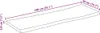 vidaXL Tischplatte mit Baumkante 140x40x3,8 cm Raues Mango Produktbild-Vorschau 7