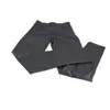 A pair of black leggings laid out on a white background. Produktbild-Vorschau