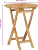 A wooden folding garden table shown from the front. Náhled obrázku produktu