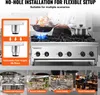 VEVOR Cuisinière à gaz commerciale Cuisinière à gaz avec 6 Voir les images du produit 6